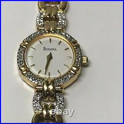Lot of 4 Bulova Women's Watch, with New battery installed Used Pre-Owned