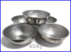 Lot of 5 Cole-Parmer, Vollrath 07300-13, 69130 Stainless Steel Mixing Bowl, 13QT