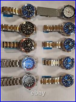 Lot of Mixed Brand New Quartz Watches with tags need Batteries 10 Pieces