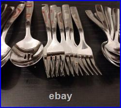 Oneida Stainless Steel Silverware Set 38 Mixed Pieces