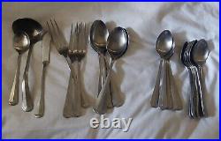 Oxford Hall Sagamore Stainless Steel Flatware 27 Piece Mixed Lot