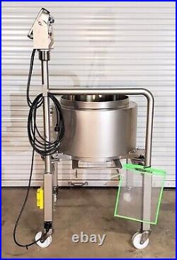 Pall Life Sciences 50l Stainless Steel Jacketed MIX Tank Lev50jrethslc001
