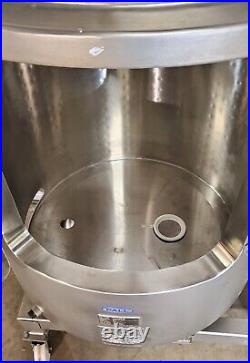Pall Life Sciences 650l Stainless Steel Jacketed MIX Tank Lev650jrethslc001