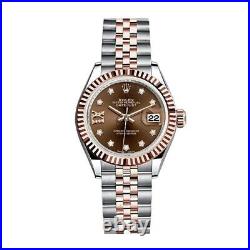 Rolex Lady Datejust Watch Diamond Set Mixed Markers Dial 279171