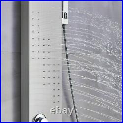 Shower Panel Column Tower LED Rainfall&Waterfall Massage Body System Jet Sprayer