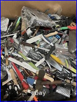 Stainless Metal Flatware Mixed Pallet Lot Fork Knifes Spoons Cutlery Sharps Bulk