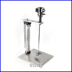 Stainless Steel 5 Gallon Pneumatic Mixer Stand Tank Barrel Paint Mix Blender New