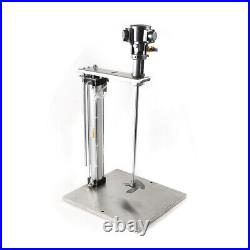 Stainless Steel 5 Gallon Pneumatic Mixer Tank Barrel Paint Mix Blender with Stand