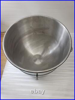 Stainless Steel Commercial 40 Quart Mixing Bowl ID 15.75 INCHES