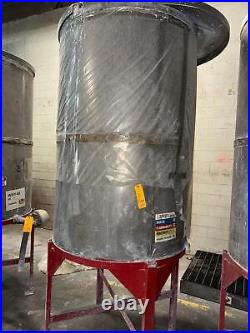 Stainless Steel Mixing Tank 48 Diameter, 60 Straight Side, Mixer