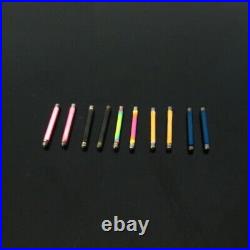 Stainless Steel Piercing Straight Shaft Mixed Colors Round For Body Jewelry Part
