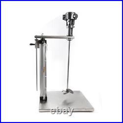 Stainless Steel Pneumatic Mixer Machine With Stand 5 Gal Tank Barrel Paint Mix
