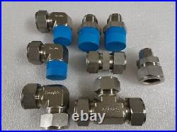 Swagelok Mix 1 Stainless Steel Fittings (8 Pcs.)