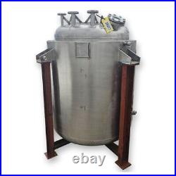 Used 1000L 264 GAL Jacketed Stainless Steel 316L Pressure Rated Mix Tank Vessel