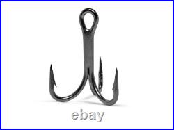 VMC 4x-Strong Treble Hook 9626 O'Shaugnessy-Black Nickel-Choose Hook/Pack Size