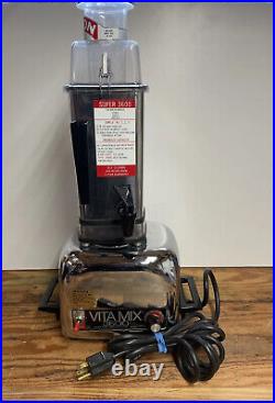 Vintage VITA-MIX 3600 Heavy Duty Stainless Steel Blender Super 3600 Model 479029