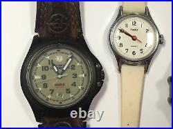 Vintage Watch Mixed Lot of 9 Timex Expedition Indiglo Armitron Sport Watches