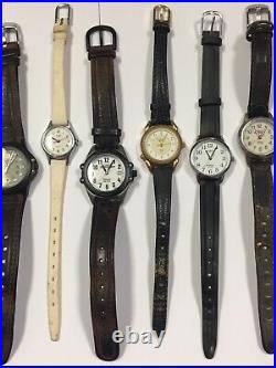 Vintage Watch Mixed Lot of 9 Timex Expedition Indiglo Armitron Sport Watches